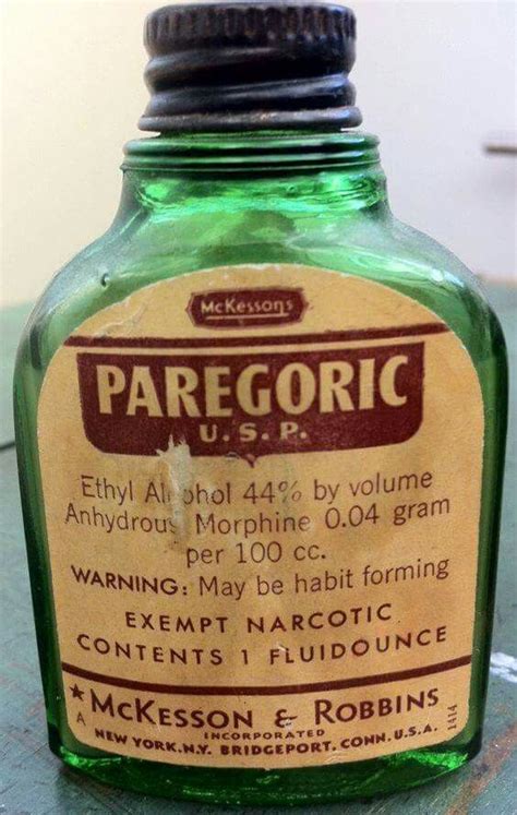 paregoric used for teething.